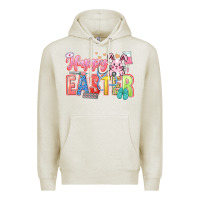 Oatmeal Heather Happy Easter Nurse Premium Hoodie - LillyAllenDesigns