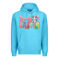 Ocean Blue Happy Easter Nurse Premium Hoodie - LillyAllenDesigns