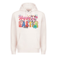 Pale Pink Happy Easter Nurse Premium Hoodie - LillyAllenDesigns