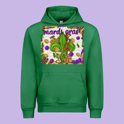 Mardi Gras Fleur De Lis Urban Hoodie Designed By Nancycooperartshop