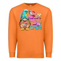 Carrot i just want stay home and craft Premium Sweatshirt - NancyCooperArtShop