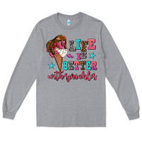 Heather Grey life is better with sprinkles Long Sleeve Tee - AdoDesignShop