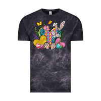 Cloud Black Easter Heart Easter Day Vintage Tee - Neo Western