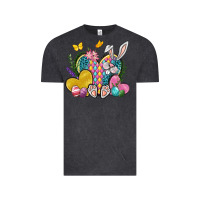 Vintage Black Easter Heart Easter Day Vintage Tee - Neo Western