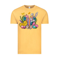 Vintage Mustard Easter Heart Easter Day Vintage Tee - Neo Western