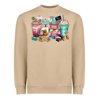 Mushroom small business coffee cups Heavyweight Sweatshirt - Zillion Design Studio