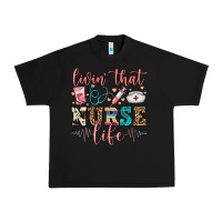 Black livin' that nurse life Urban Heavy Tee - FaDigitalArtStudio