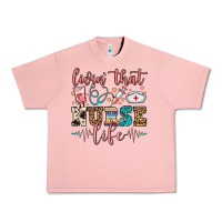 Salmon livin' that nurse life Urban Heavy Tee - FaDigitalArtStudio