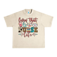 Sandshell livin' that nurse life Urban Heavy Tee - FaDigitalArtStudio