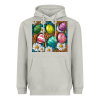 Moon Dust Easter eggs Heavyweight Hoodie - NancyCooperArtShop