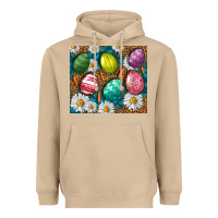 Mushroom Easter eggs Heavyweight Hoodie - NancyCooperArtShop