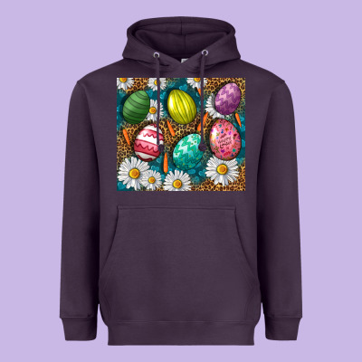 Easter Eggs Heavyweight Hoodie Designed By Nancycooperartshop