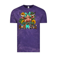 Cloud Purple just a little dramatic Vintage Tee - AdoDesignShop