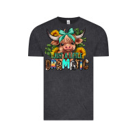 Vintage Black just a little dramatic Vintage Tee - AdoDesignShop