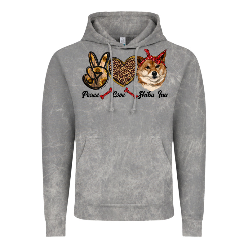 Peace Love Shiba Inu Vintage Hoodie by RanaPortraitStore | Teevron