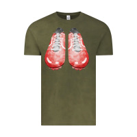 Vintage Olive red cleats fa element 3 Vintage Tee - FaDigitalArtStudio