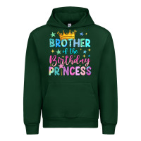 Forest Green brother of the birthday princess Urban Hoodie - NancyCooperArtShop