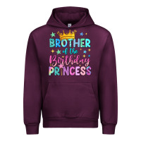 Mauve Wine brother of the birthday princess Urban Hoodie - NancyCooperArtShop