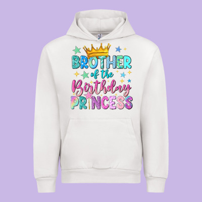 Brother Of The Birthday Princess Urban Hoodie Designed By Nancycooperartshop