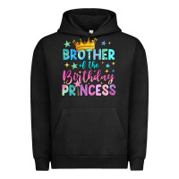 Pigment Black brother of the birthday princess Urban Hoodie - NancyCooperArtShop