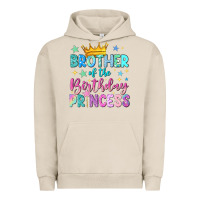 Pigment French Oak brother of the birthday princess Urban Hoodie - NancyCooperArtShop