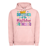 Pigment Salmon brother of the birthday princess Urban Hoodie - NancyCooperArtShop