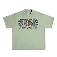 Oil Green auntie  like a mom, only cooler Urban Heavy Tee - CowhideDigitalArt