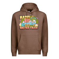 Chestnut Happy Easter truck Premium Hoodie - LillyAllenDesigns