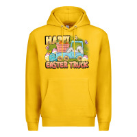 Lemon Happy Easter truck Premium Hoodie - LillyAllenDesigns
