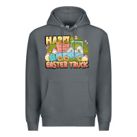 Rock Happy Easter truck Premium Hoodie - LillyAllenDesigns