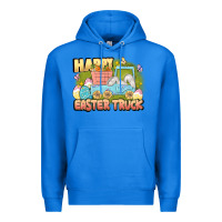 True Royal Happy Easter truck Premium Hoodie - LillyAllenDesigns