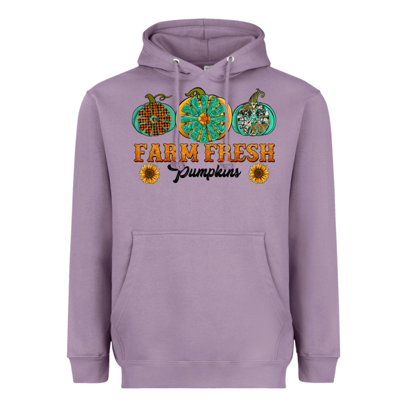 Orange Glitter Pumpkin Heavyweight Hoodie by NancyCooperArtShop | Teevron