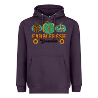 Plum Orange glitter pumpkin Heavyweight Hoodie - NancyCooperArtShop