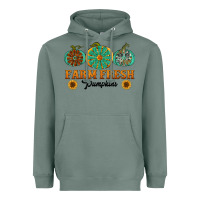 Sage Orange glitter pumpkin Heavyweight Hoodie - NancyCooperArtShop