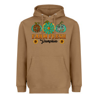Toasted Coconut Orange glitter pumpkin Heavyweight Hoodie - NancyCooperArtShop
