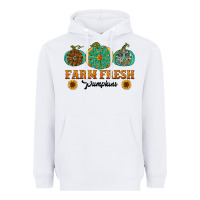 White Orange glitter pumpkin Heavyweight Hoodie - NancyCooperArtShop