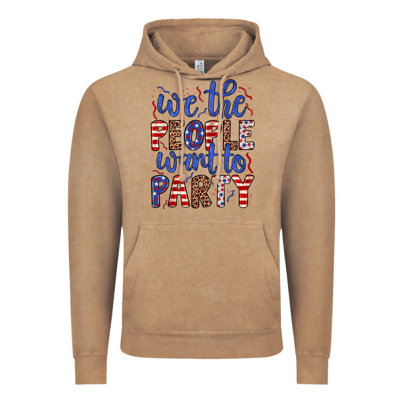 We The People Want To Party Vintage Hoodie by JahusDesignShop | Teevron