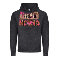 Vintage Black football nana with leopard Vintage Hoodie - Zillion Design Studio