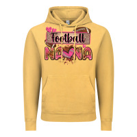 Vintage Mustard football nana with leopard Vintage Hoodie - Zillion Design Studio