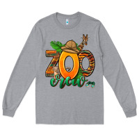 Heather Grey zoo crew Long Sleeve Tee - AdoDesignShop