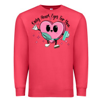 Cardinal only heart eyes for you Premium Sweatshirt - MaliasSmallBusiness