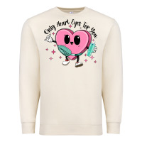 Sandshell only heart eyes for you Premium Sweatshirt - MaliasSmallBusiness
