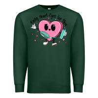 Sports Green only heart eyes for you Premium Sweatshirt - MaliasSmallBusiness
