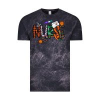 Cloud Black nurse halloween Vintage Tee - CowhideDigitalArt