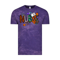 Cloud Purple nurse halloween Vintage Tee - CowhideDigitalArt