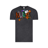 Vintage Black nurse halloween Vintage Tee - CowhideDigitalArt