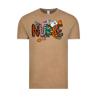 Vintage Coffee nurse halloween Vintage Tee - CowhideDigitalArt