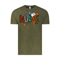 Vintage Olive nurse halloween Vintage Tee - CowhideDigitalArt