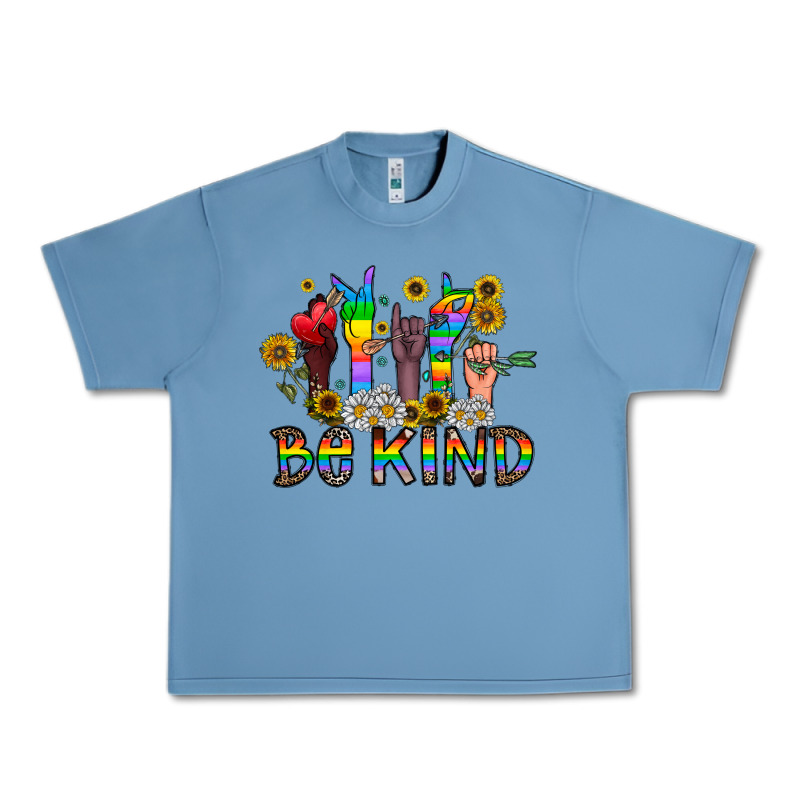 Be Kind Urban Heavy Tee by CowhideDigitalArt | Teevron
