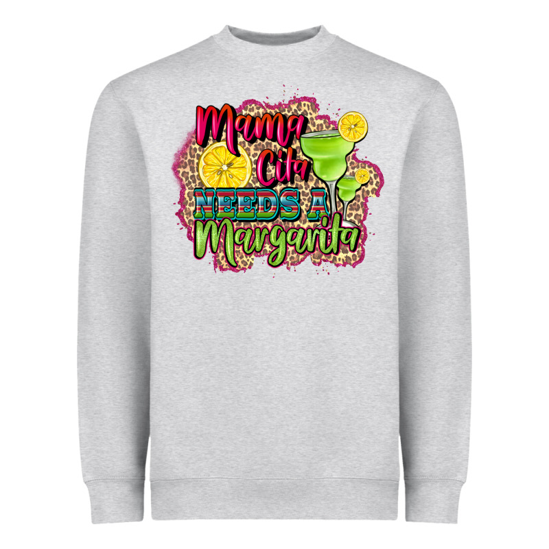 Mama Cita Needs A Margarita Heavyweight Sweatshirt by CTS Tumbler Store | Teevron